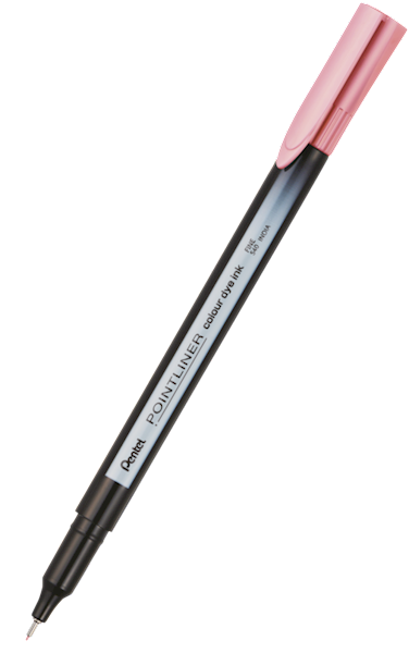 Cienkopis Pentel baby pink