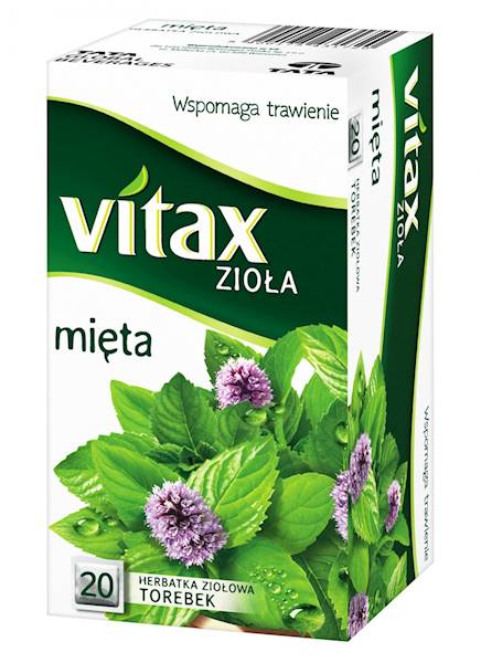 Herbata VITAX MIĘTA 20 torebek