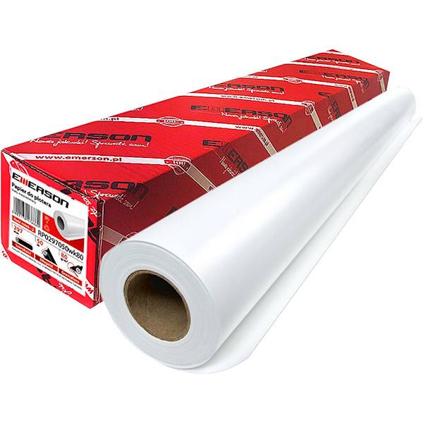 Papier do plotera 297mm/100m 80g Emerson 1 rolk.