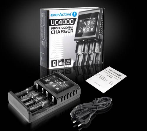 Ładowarka akumulatorów EverActive UC-4000 (KOD 7191)