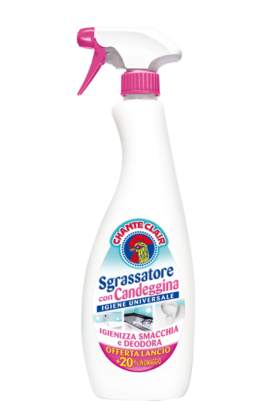 Odtłuszczacz uniwersalny Candeggina z wybielaczem Chante Clair spray 625 ml (KOD 5410)