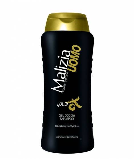 Żel i szampon pod prysznic Uomo GOLD Malizia 250 ml (KOD 5620)
