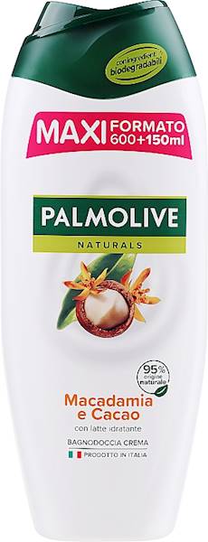 Żel pod prysznic kremowy Naturals MACADAMIA i KAKAO Palmolive 750 ml (KOD 6576)