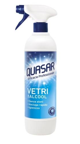 Płyn do mycia szyb Vetri z alkoholem Quasar spray 580 ml (Kod 5630)