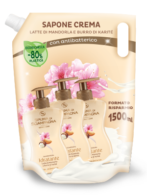 Mydło w płynie antybakteryjne Migdał Spuma di Sciampagna Uzupełnienie 1500 ml (KOD 5815)