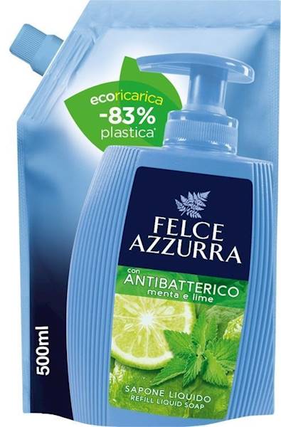 Mydło w płynie Mięta i Limonka Felce Azzurra Uzupełnienie 500 ml (KOD 6272)