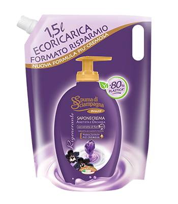 Mydło w płynie Orchidea i Ametyst Spuma di Sciampagna Uzupełnienie1500 ml (KOD 6473)
