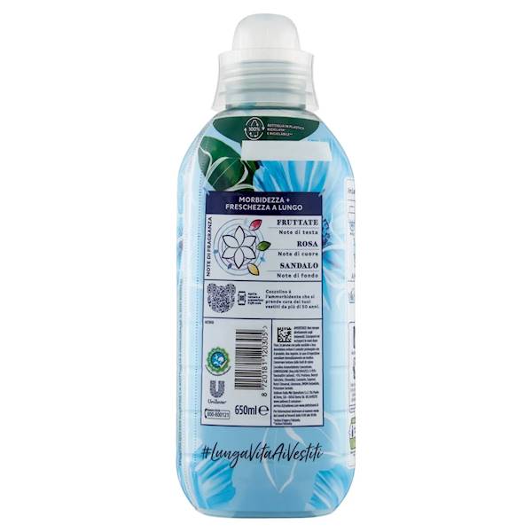 Płyn do płukania zmiękczania tkanin koncentrat Primavera Wiosenny Coccolino 26 prań 650 ml (KOD 6552)