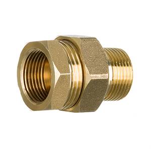 Śrubunek mosiężny # 3/4" prosty oring (KOD 4982)