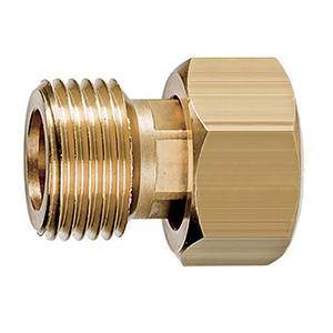 Śrubunek mosiężny # 3/4 x 3/4" prosty kotła gazowego (KOD 4984)