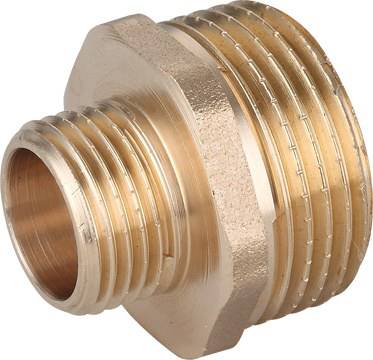 Nypel redukcyjny # 1 x 3/4" mosiądz Standard L=36,0 mm (KOD 6850)