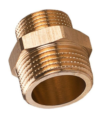 Nypel redukcyjny # 1 x 3/4" mosiądz Standard L=36,0 mm (KOD 6850)