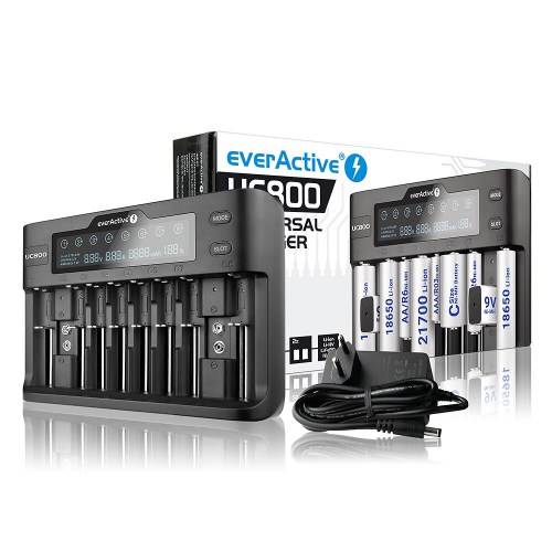 Ładowarka akumulatorków EverActive UC-800 (KOD 7192)