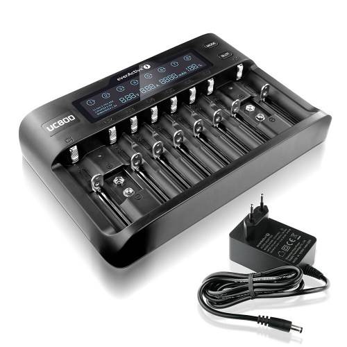 Ładowarka akumulatorków EverActive UC-800 (KOD 7192)