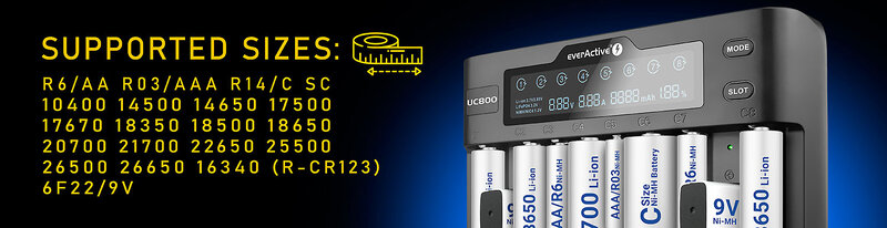 Ładowarka akumulatorków EverActive UC-800 (KOD 7192)