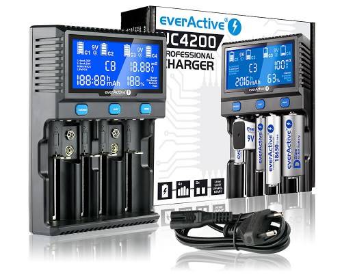 Ładowarka akumulatorków everActive UC-4200 (KOD 7193)