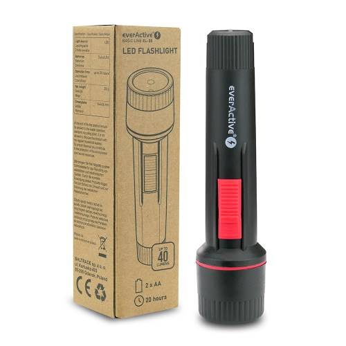 Latarka ręczna batryjna LED everActive EL-30 (KOD 7202)