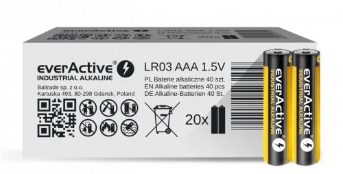Bateria LR03 AAA everActive Industrial Alkaline (opak. 20 x 2 sztuki) (KOD 7195)