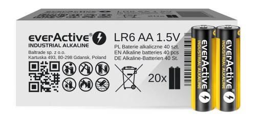 Bateria LR6 AA everActive Industrial Alkaline (opak. 20 x 2 sztuki) (KOD 7194)