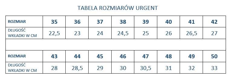 Trzewiki URGENT 101 S1 roz.47 WYPRZEDAŻ