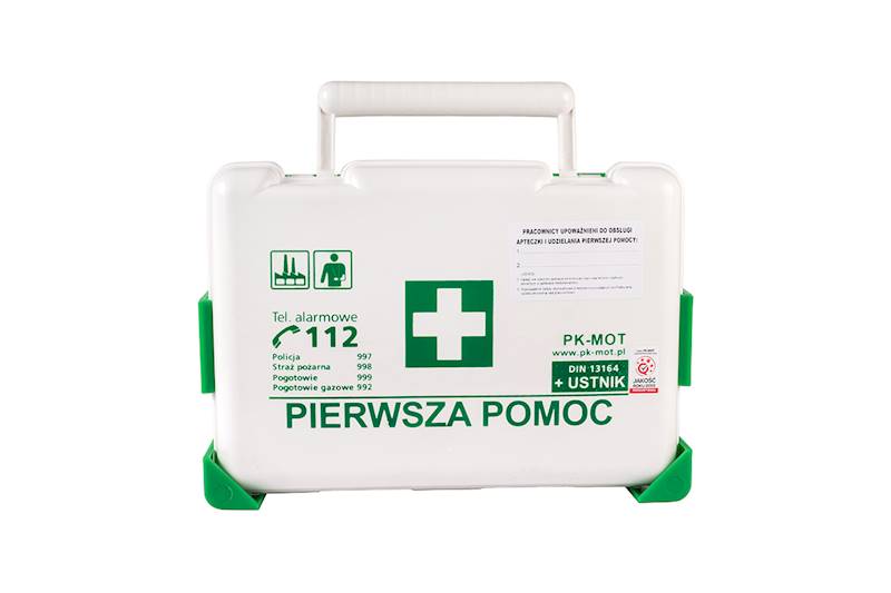 Apteczka BD z wieszakiem DIN 13164 + ustnik