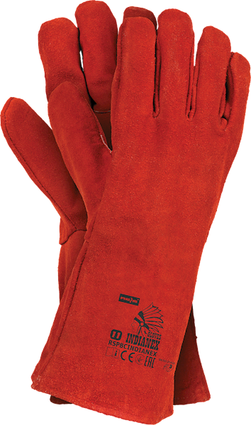 Rękawice spawalnicze INDIANEX czerwone