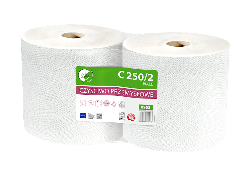 Czyściwo C ELLIS ECOLINE białe - makulatura