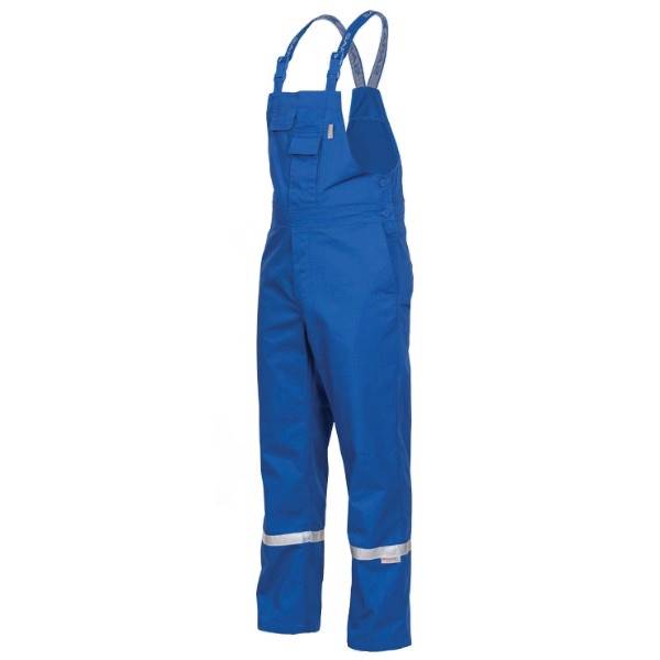 Spodnie ogrodniczki PIORUN niebieskie roz.M