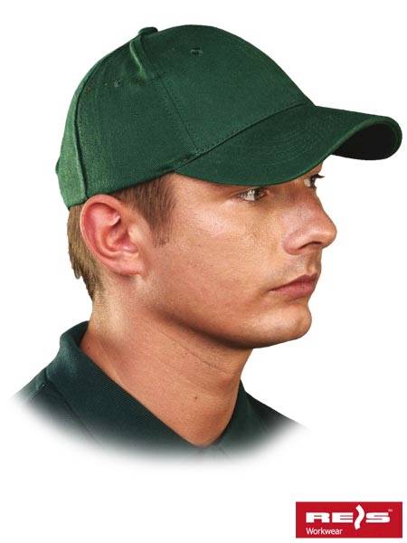 Czapka z daszkiem CZLUX zielona