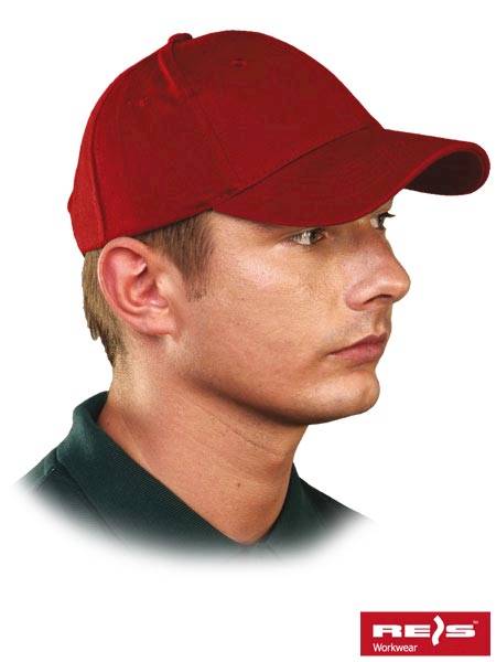 Czapka z daszkiem CZLUX czerwona