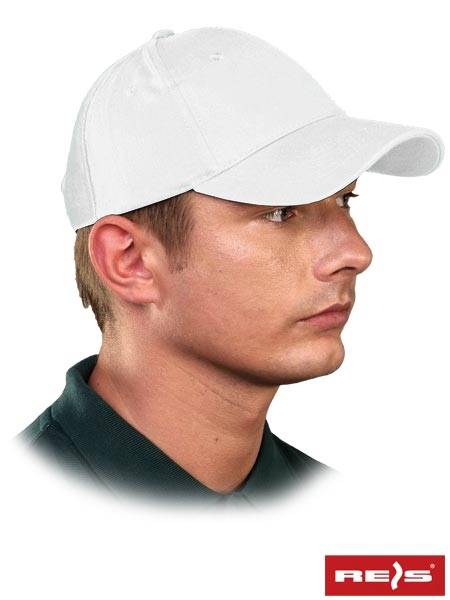 Czapka z daszkiem CZLUX biała