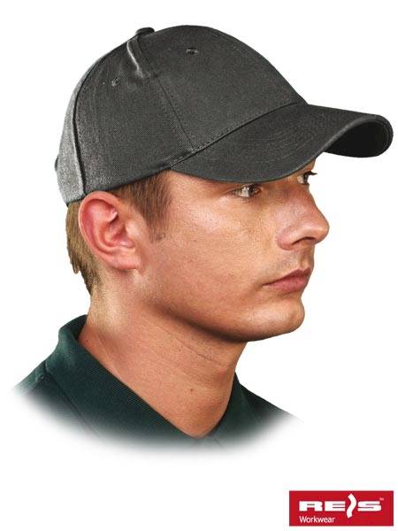 Czapka z daszkiem CZLUX szara