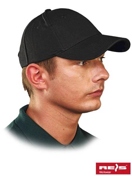 Czapka z daszkiem CZLUX czarna