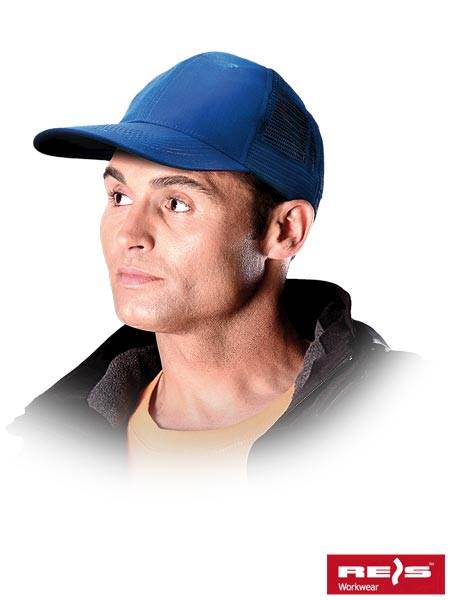 Czapka z daszkiem CZMESH niebieska