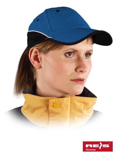 Czapka z daszkiem CZTOP niebiesko-czarna