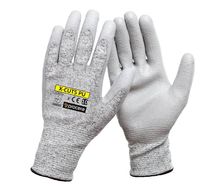 Rękawice antyprzecięciowe X-CUT5 PU roz.10