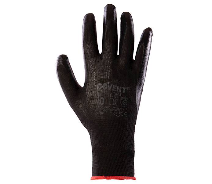 Rękawice COVENT BLACK roz.8
