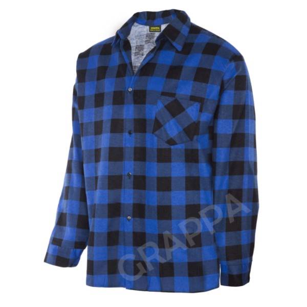 Koszula flanelowa niebieska roz.4XL