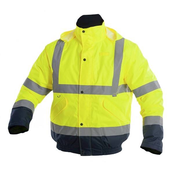 Kurtka ocieplana krótka DROGOWIEC żółta roz.XL