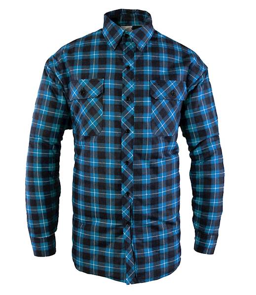 Koszula flanelowa ocieplana niebieska roz.M