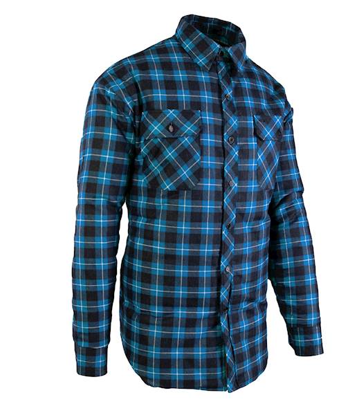 Koszula flanelowa ocieplana niebieska roz.S