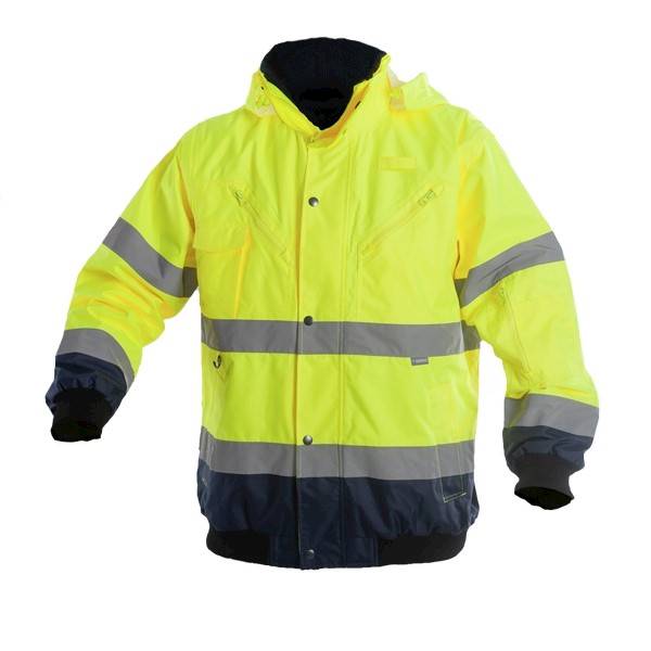 Kurtka ociep. krótka DROGOWIEC 3w1 żółta roz.XXXL