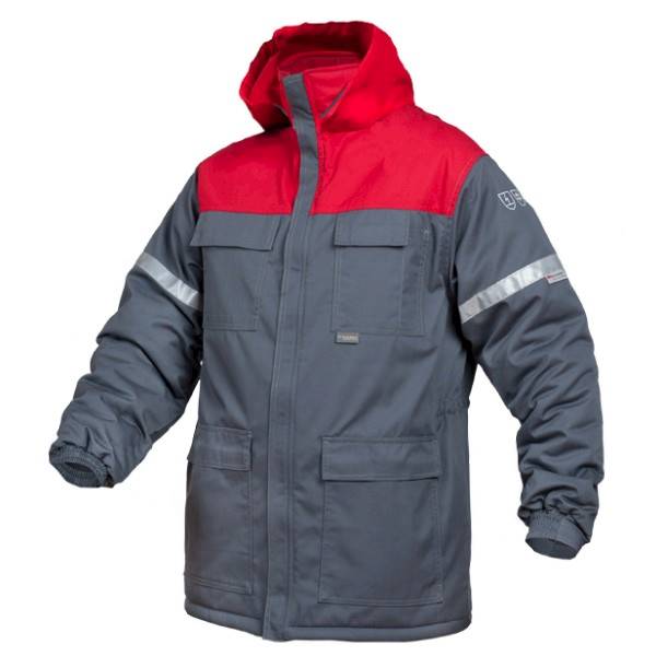 Kurtka ocieplana PIORUN szara roz.XXL