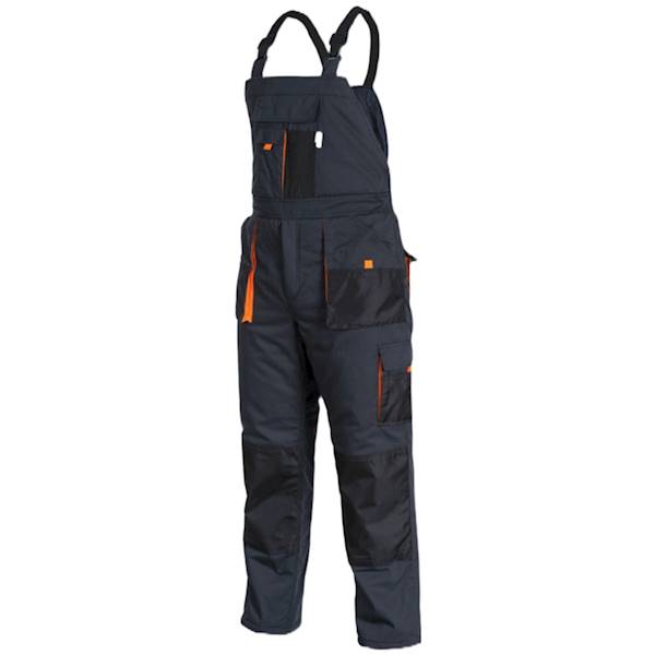 Spodnie ogrodniczki ocieplane KING roz.XXXL