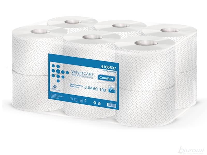 Papier toaletowy VelvetCARE JUMBO 100 Comfort 