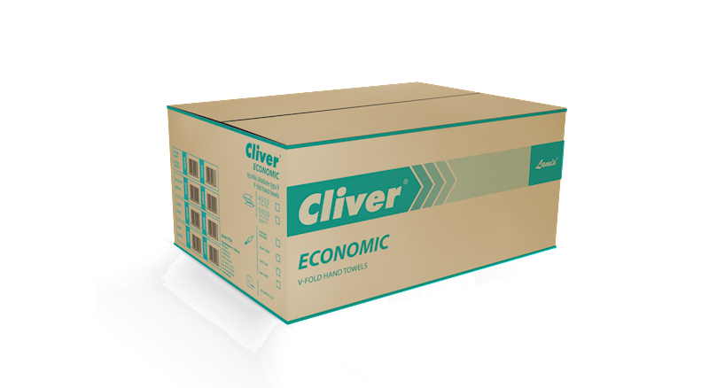 Ręczniki V CLIVER ECONOMIC zielone - makulatura