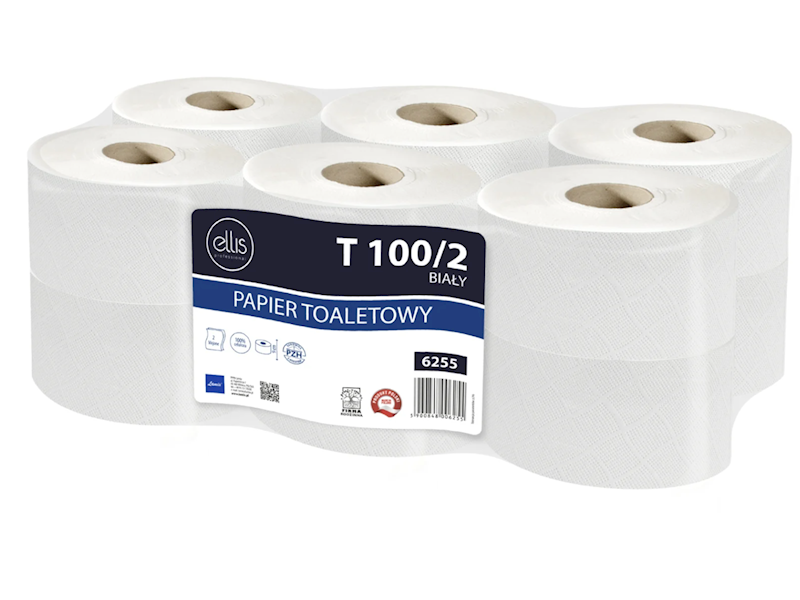 Papier toaletowy ELLIS PROFESSIONAL 100 - rolka