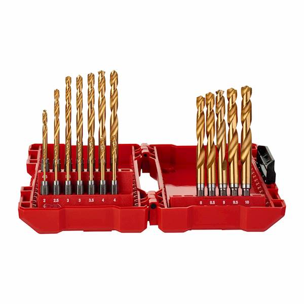 Wiertła do metalu HSS-G TIN 19szt HEX Milwaukee - 48894760