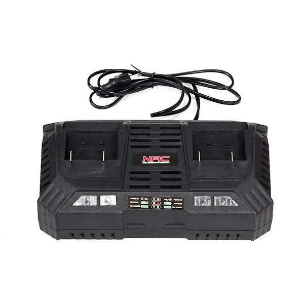 Ładowarka podwójna do akumulatorów NAC BC18X2-40-S