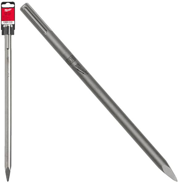 Dłuto spiczaste szpicak 400mm SDS-MAX Milwaukee - 4932343735